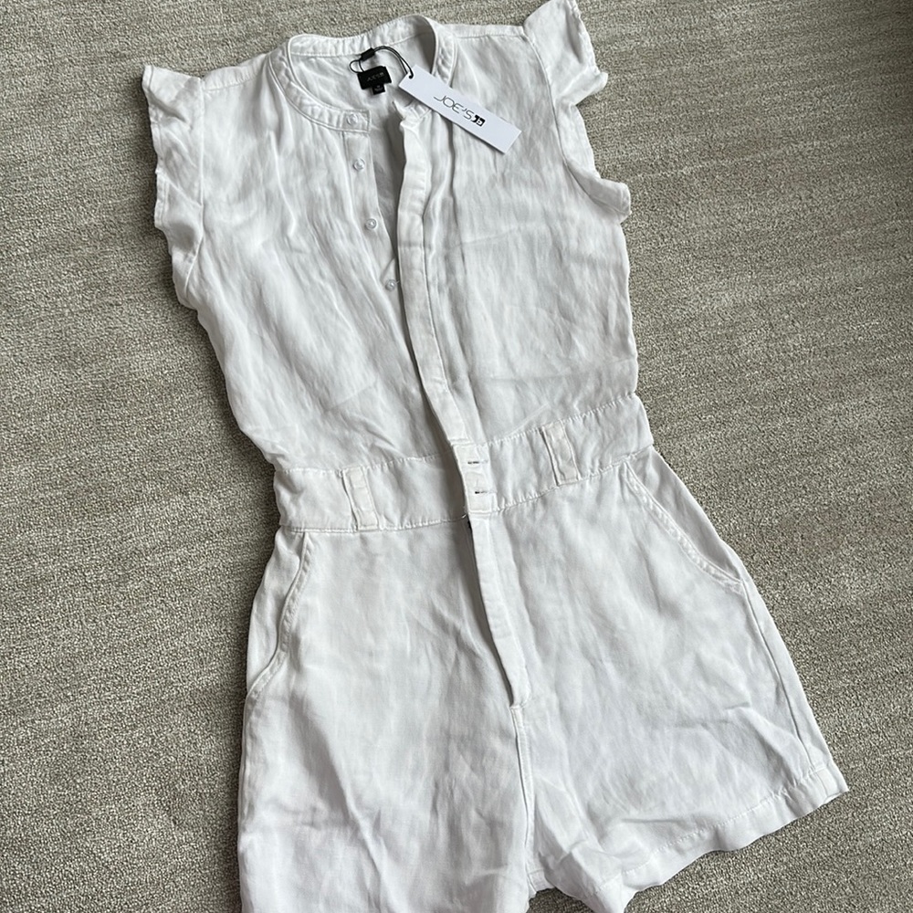 Joes Jeans white cotton Romper